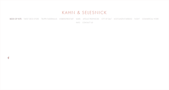 Desktop Screenshot of kahnselesnick.biz